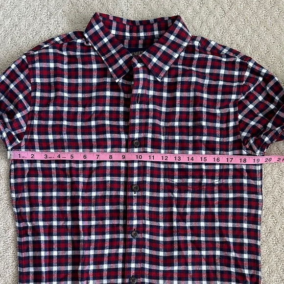 Cremieux Men's Premium Denim Long Sleeve Flannel Shirt Rythmic Red Size … - Picture 15 of 15